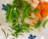 全てレンジ茹で中華麺でナポリタン風作り方5写真