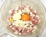 あらびきハンバーグ⭐️舞茸パプリカソース作り方2写真