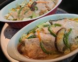 秋の味覚！【生秋鮭のチャンチャン焼き風】作り方10写真