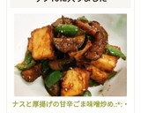 ナスと厚揚げの甘辛ごま味噌炒め.:*:・作り方9写真