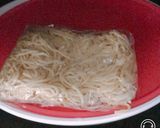 レンジで簡単、温玉塩こんぶの、和風パスタ作り方1写真