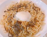 レンジで簡単、温玉塩こんぶの、和風パスタ作り方5写真