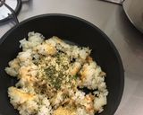 コンビニのツナおにぎりのチーズオムライス作り方4写真