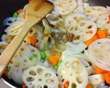 さといもレンコン豚バラ煮。作り方6写真