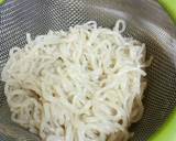 白滝とたらこのヘルシー炒め作り方1写真