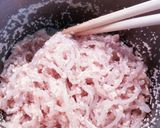 白滝とたらこのヘルシー炒め作り方3写真