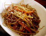 めんつゆでやさしい味のきんぴらごぼう☆作り方5写真