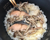 簡単♪鮭と生姜の炊き込み御飯作り方3写真