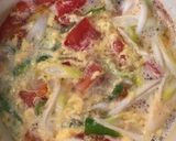 簡単♪トマトと玉子の中華スープ作り方3写真