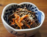 ぜんまいと人参のきんぴら作り方5写真
