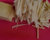 大根の皮はきんぴらに！作り方1写真