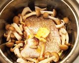 鯛の酒蒸し 醤油バター風味、簡単作り方3写真