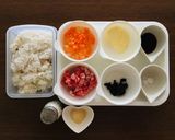 苦手な人でも食べられる黒にんにく入り炒飯作り方1写真