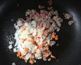 苦手な人でも食べられる黒にんにく入り炒飯作り方2写真