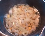 キャベツの芯で♪玉子ふわふわ簡単スープ作り方5写真