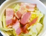 レンジで温玉サラダ作り方2写真