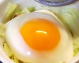 レンジで温玉サラダ作り方4写真