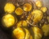さつま芋としめじの照り焼き作り方4写真
