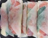 サーモンとチーズとバジルの春巻作り方3写真