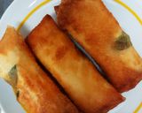 サーモンとチーズとバジルの春巻作り方4写真