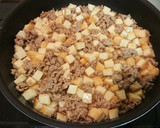 厚揚げと挽肉の炒め物作り方3写真