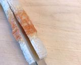 冷やし中華の残り具材で♪クルクルちくわ作り方2写真