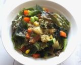 カラフル野菜と海藻のトストサラダ♪作り方2写真