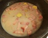さつま芋とベーコンのクリームチャウダー作り方5写真