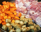 チキンとごぼうと人参のトマト煮込みスープ作り方2写真