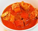チキンとごぼうと人参のトマト煮込みスープ作り方7写真