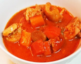 チキンとごぼうと人参のトマト煮込みスープ作り方7写真