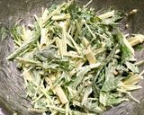 水菜と林檎のサラダ作り方5写真