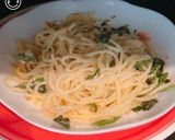レンジで簡単！蒸し麺で、鮭クリームパスタ作り方5写真