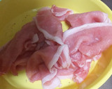 豚肉のしょうが焼き 簡単作り方1写真
