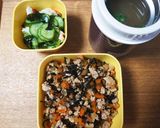 ストック惣菜♪ひじきと野菜のそぼろ煮♪作り方8写真