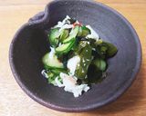 超簡単！ワカメとキュウリの酢の物作り方6写真
