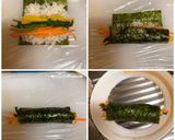 海苔巻き(エビフライ 麻薬キムバプ)作り方8写真