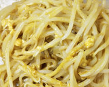 ☆もやし・炒り卵♪カレーオイマヨ和え☆作り方4写真
