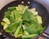 旨い♪チンゲン菜のにんにく炒め作り方3写真