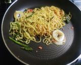 焼き肉で残った野菜で明太焼きそば∋作り方4写真