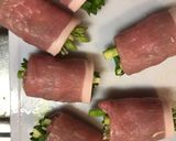 生姜焼き肉でアスパラ肉巻き大葉チーズ入り作り方3写真