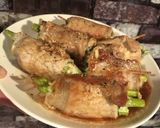 生姜焼き肉でアスパラ肉巻き大葉チーズ入り作り方8写真