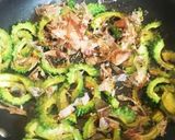 ゴーヤの鰹節炒め作り方5写真