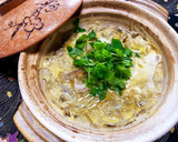 出汁が美味しい！豚肉と牛蒡の柳川風卵とじ作り方5写真
