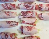 レンジで⭐おろし玉ねぎダレで葱の豚肉巻き作り方3写真