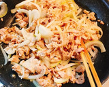豚こま肉の粒マスタードオイマヨ野菜炒め☆作り方6写真