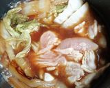 鶏むね肉で、かさ増しすき焼き作り方4写真