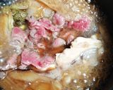 鶏むね肉で、かさ増しすき焼き作り方5写真