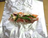 幼児食にも！ささみと野菜のホイル焼き作り方2写真