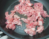 豚肉と万願寺とうがらしのケチャップ炒め作り方3写真